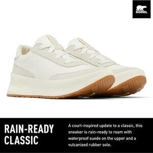 Sorel Women's Out N About III City Waterproof Sneakers - Sea Salt/Chalk